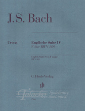 English Suite IV in F major - BWV 809 (fing.)